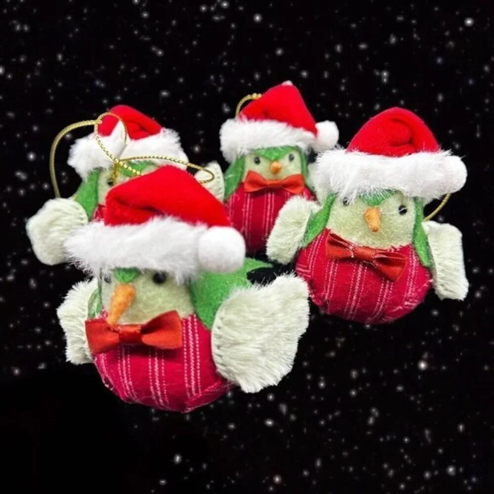 Wondershop 2022‎ Christmas Bird Ornaments from Target Wondershop 4 Set 3”T